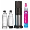 Gasatore Acqua Sodastream Duo Nero Con Doppia Bottiglia In Vetro E PET - 2270148