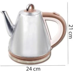 Bollitore Elettrico Acqua Calda 1,5L 1100W Acciaio Scalda Bevande Tisane SK1083 -Piccoli Elettrodomestici Negozio 95363791 5