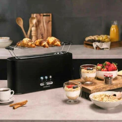 Tostapane Cecotec Toast&Taste 10000 Extra 980 W Nero 5 Tostapane Cecotec Toast&Taste 10000 Extra 980 W Nero -Piccoli Elettrodomestici Negozio 95412647 2