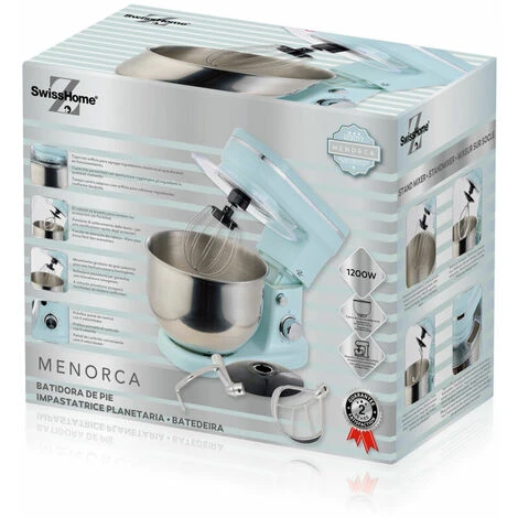Sbattitore-Impastatrice SwissHome 1200 W 5 L 3 Sbattitore-Impastatrice SwissHome 1200 W 5 L