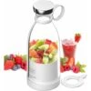 Blender Smoothie Makers, ITullatore Portatile Da 350 Ml Mini ITullatori A Brocca, ITullatore Personale Multifunzionale Mixer Per Succhi ITeschi Bottiglia Da Portare Con USB Ricaricabile (bianco) -Piccoli Elettrodomestici Negozio 95467769 1