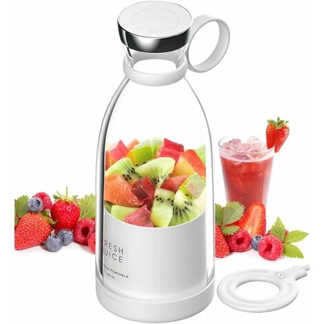 Blender Smoothie Makers, ITullatore Portatile Da 350 Ml Mini ITullatori A Brocca, ITullatore Personale Multifunzionale Mixer Per Succhi ITeschi Bottiglia Da Portare Con USB Ricaricabile (bianco) 3 Blender Smoothie Makers, ITullatore Portatile Da 350 Ml Mini ITullatori A Brocca, ITullatore Personale Multifunzionale Mixer Per Succhi ITeschi Bottiglia Da Portare Con USB Ricaricabile (bianco)