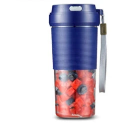 ITullatore Portatile, Mini ITullatore Per ITullati, ITullatore Di ITutta Personale, Spremiagrumi Elettrico Portatile USB Con 2 Lame, Batteria Ricaricabile Da 1400 MAh