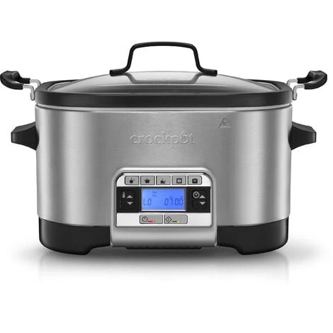 Crock-Pot Crockpot MultiCooker, Capienza Da 5.6 Litri, Adatta Fino A 6 Persone, Digitale E Programmabile, 5 Modalità Di Cottura Preimpostate: Slow Cook, Al Forno, A Vapore, Rosolatura, Arrostitura, 240W,Argento 3 Crock-Pot Crockpot MultiCooker, Capienza Da 5.6 Litri, Adatta Fino A 6 Persone, Digitale E Programmabile, 5 Modalità Di Cottura Preimpostate: Slow Cook, Al Forno, A Vapore, Rosolatura, Arrostitura, 240W,Argento