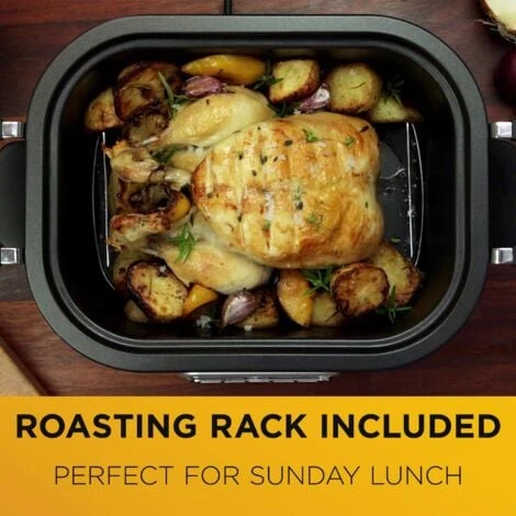 Crock-Pot Crockpot MultiCooker, Capienza Da 5.6 Litri, Adatta Fino A 6 Persone, Digitale E Programmabile, 5 Modalità Di Cottura Preimpostate: Slow Cook, Al Forno, A Vapore, Rosolatura, Arrostitura, 240W,Argento 5 Crock-Pot Crockpot MultiCooker, Capienza Da 5.6 Litri, Adatta Fino A 6 Persone, Digitale E Programmabile, 5 Modalità Di Cottura Preimpostate: Slow Cook, Al Forno, A Vapore, Rosolatura, Arrostitura, 240W,Argento - immagine 3