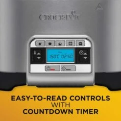 Crock-Pot Crockpot MultiCooker, Capienza Da 5.6 Litri, Adatta Fino A 6 Persone, Digitale E Programmabile, 5 Modalità Di Cottura Preimpostate: Slow Cook, Al Forno, A Vapore, Rosolatura, Arrostitura, 240W,Argento 11 Crock-Pot Crockpot MultiCooker, Capienza Da 5.6 Litri, Adatta Fino A 6 Persone, Digitale E Programmabile, 5 Modalità Di Cottura Preimpostate: Slow Cook, Al Forno, A Vapore, Rosolatura, Arrostitura, 240W,Argento -Piccoli Elettrodomestici Negozio 95808787 5