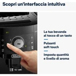 De'Longhi Perfetto Magnifica S ECAM11.112.B, Macchina Da Caffè Automatica Per Espresso E Cappuccino, Caffè In Grani O In Polvere, Con Tasti A Selezione Diretta, Spegnimento Automatico, MODELLO 2023 9 De'Longhi Perfetto Magnifica S ECAM11.112.B, Macchina Da Caffè Automatica Per Espresso E Cappuccino, Caffè In Grani O In Polvere, Con Tasti A Selezione Diretta, Spegnimento Automatico, MODELLO 2023 -Piccoli Elettrodomestici Negozio 95811487 3