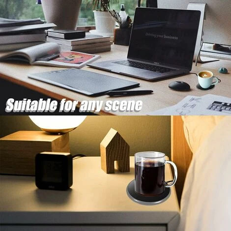 Scaldatazze LITZEE, Scaldatazze, Scaldatazze USB, Scaldatazze Da Tavolo Portatile, Per Scaldatazze Per Cacao, Tè, Latte, Bevande, Per Regali Di Caffè. Platino E Argento 7 Scaldatazze LITZEE, Scaldatazze, Scaldatazze USB, Scaldatazze Da Tavolo Portatile, Per Scaldatazze Per Cacao, Tè, Latte, Bevande, Per Regali Di Caffè. Platino E Argento - immagine 5