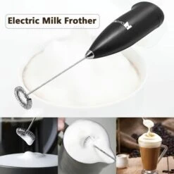 Montalatte Elettrico Creatore Di Schiuma Portatile Automatico Per Uovo Latte Cappuccino Cioccolata Calda Matcha Strumento Per Caffè Da Cucina Per La Casa