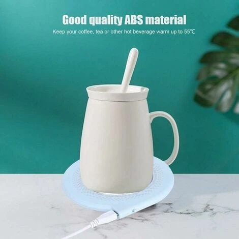 Tappetino Scaldatazze USB, Scaldatazze Da Caffè Per Ufficio/casa/ufficio Scaldatazze Sottobicchiere Per Isolamento Termico USB (blu) 6 Tappetino Scaldatazze USB, Scaldatazze Da Caffè Per Ufficio/casa/ufficio Scaldatazze Sottobicchiere Per Isolamento Termico USB (blu) - immagine 4