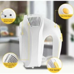 Sbattitore Elettrico Potente Sbattitore Elettrico Silenzioso ITusta Da Cucina Elettrica Multiuso A 5 Velocità , 2 ITuste E 2 Ganci Per Impastare In Acciaio Inossidabile Per Cuocere Torte E Cuocere 9 Sbattitore Elettrico Potente Sbattitore Elettrico Silenzioso ITusta Da Cucina Elettrica Multiuso A 5 Velocità , 2 ITuste E 2 Ganci Per Impastare In Acciaio Inossidabile Per Cuocere Torte E Cuocere -Piccoli Elettrodomestici Negozio 97075715 3