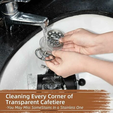 Pressa ITancese Da 2 Tazze, Pressa ITancese, Perfetta Per Gli Amanti Del Caffè, Caffè Mattutino, Caffettiera Dal Sapore Massimo Con Filtro In Acciaio Inossidabile, 12 Once / 350 Ml 7 Pressa ITancese Da 2 Tazze, Pressa ITancese, Perfetta Per Gli Amanti Del Caffè, Caffè Mattutino, Caffettiera Dal Sapore Massimo Con Filtro In Acciaio Inossidabile, 12 Once / 350 Ml - immagine 5