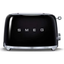 Smeg TSF01BLEU Estetica 50's Style Tostapane 2 Fette 6 Livelli Di Doratura Nero