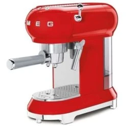 Smeg ECF01RDEU Estetica 50's Style Macchina Da Caffe' Espresso Capacita' 1 Litro Potenza 1350 W 2 Tazze Rosso -Piccoli Elettrodomestici Negozio 97235251 2