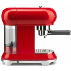 Smeg ECF01RDEU Estetica 50's Style Macchina Da Caffe' Espresso Capacita' 1 Litro Potenza 1350 W 2 Tazze Rosso -Piccoli Elettrodomestici Negozio 97235251 3