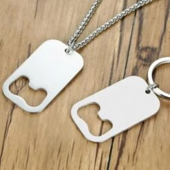 Collana Con Pendente A Cavatappi Da Birra In Acciaio Inossidabile Per Cavatappi Da Uomo, Kueatily -Piccoli Elettrodomestici Negozio 98385444 4