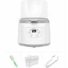 Scaldabiberon 4 In 1 Sterilizzatore A Vapore Per Biberon Scaldapappa Veloce Capacità Di 2 Biberon Temperatura Regolabile Con Display A LED Per Biberon, EU 400W