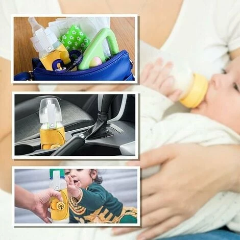 Scaldabiberon Da 1 Pz, Scaldabiberon USB Portatile Da Viaggio Termostato Per Riscaldamento Copertura Per La Cura Del Bambino (senza Biberon, Verde) 6 Scaldabiberon Da 1 Pz, Scaldabiberon USB Portatile Da Viaggio Termostato Per Riscaldamento Copertura Per La Cura Del Bambino (senza Biberon, Verde) - immagine 4