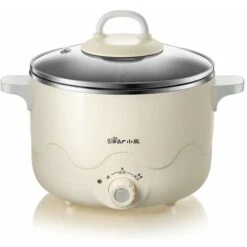 Piccola Pentola Elettrica In Acciaio Inossidabile Da 2,5 Litri, Pentola Elettrica Portatile Per Camera Degli Studenti/studio/hotel/campeggio/ufficio