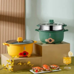 Pentola Elettrica Multifunzionale Pentola Elettrica Multifunzionale In Acciaio Inox Pentola Elettrica Multifunzionale, Verde 8 Pentola Elettrica Multifunzionale Pentola Elettrica Multifunzionale In Acciaio Inox Pentola Elettrica Multifunzionale, Verde -Piccoli Elettrodomestici Negozio 98718715 2