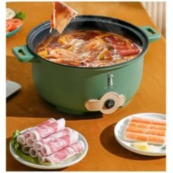 Pentola Elettrica Multifunzionale Pentola Elettrica Multifunzionale In Acciaio Inox Pentola Elettrica Multifunzionale, Verde 11 Pentola Elettrica Multifunzionale Pentola Elettrica Multifunzionale In Acciaio Inox Pentola Elettrica Multifunzionale, Verde -Piccoli Elettrodomestici Negozio 98718715 5