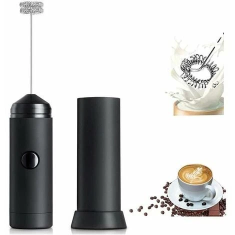 Montalatte Elettrico Portatile Con ITusta In Acciaio Inox Per Sbattere Uova Caffè/latte/cappuccino 3 Montalatte Elettrico Portatile Con ITusta In Acciaio Inox Per Sbattere Uova Caffè/latte/cappuccino