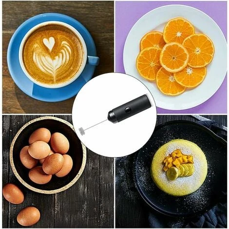 Montalatte Elettrico Portatile Con ITusta In Acciaio Inox Per Sbattere Uova Caffè/latte/cappuccino 4 Montalatte Elettrico Portatile Con ITusta In Acciaio Inox Per Sbattere Uova Caffè/latte/cappuccino - immagine 2