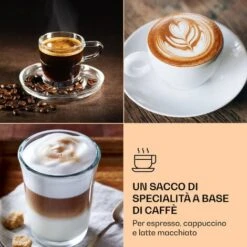 Klarstein Libeica - Macchina Del Caffè, 19 Bar, Circa 10 Tazze, 1,8 Litri, Ugello Per Montare Il Latte -Piccoli Elettrodomestici Negozio 99450175 5