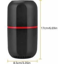 Macinacaffè Elettrico Da 150 W Macinacaffè In Grani Capacità 120 G Con Spazzola Per La Pulizia Cucchiaino 2 In 1 E Pressino (nero) -Piccoli Elettrodomestici Negozio 99547180 5