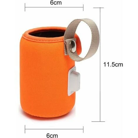 Borsa Scaldabiberon USB, Custodia Termica Per Bottiglia Custodia Termica Per Conservazione Del Calore USB Custodia Termica Per Bottiglia Lavabile Per Viaggi All'aperto (arancione), 4 Borsa Scaldabiberon USB, Custodia Termica Per Bottiglia Custodia Termica Per Conservazione Del Calore USB Custodia Termica Per Bottiglia Lavabile Per Viaggi All'aperto (arancione), - immagine 2