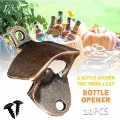 10 Pezzi Apribottiglie Da Birra Apribottiglie Da Bar Da Cucina Apribottiglie Da Parete Apribottiglie Da Birra -Piccoli Elettrodomestici Negozio 99810956 4